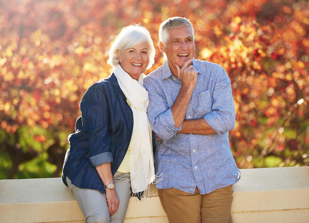 happy senior couple