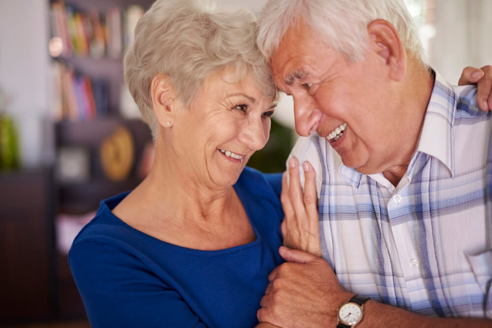 A senior couple both found love again.